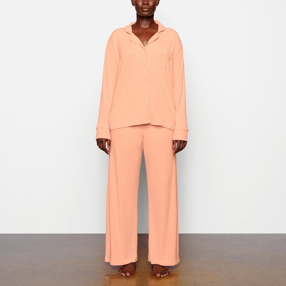 SKIMS Soft Lounge Two-Piece Rib Sleep Set